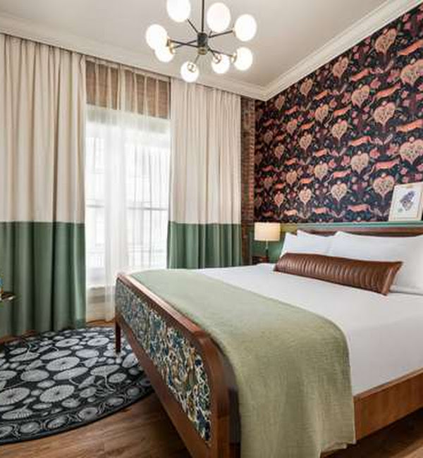 A room at The Mining Exchange Hotel in Colorado Springs